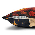 Moonlit Ghosts Halloween pillow cover with double-sided spooky design