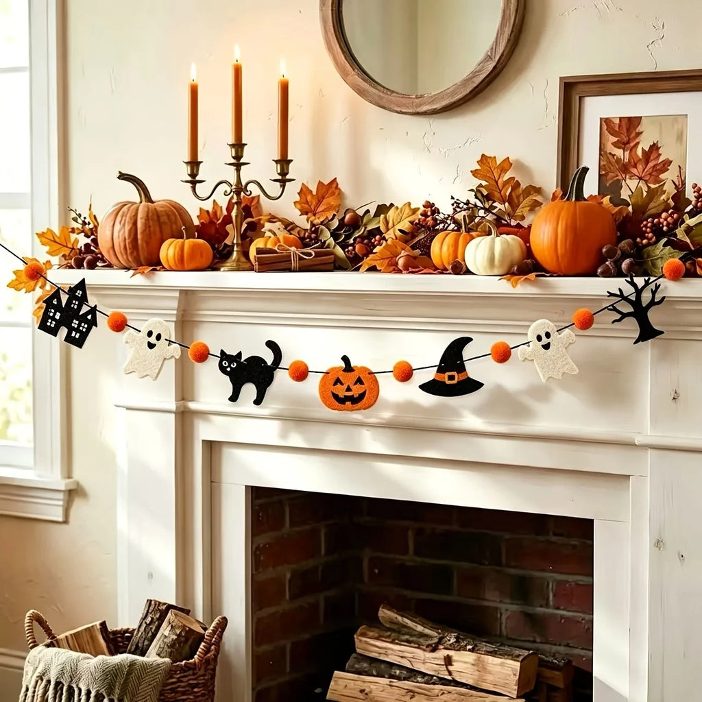 Halloween Bat & Ghost Garland