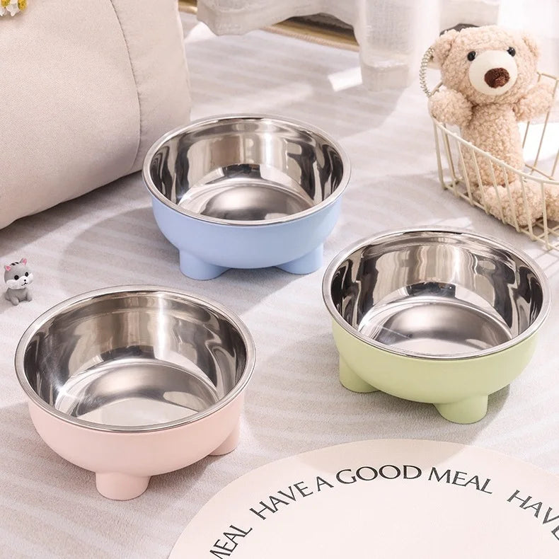 Stainless Steel Pet Dog Bowl And Cat Bowl For Indoor And Outdoor Use
