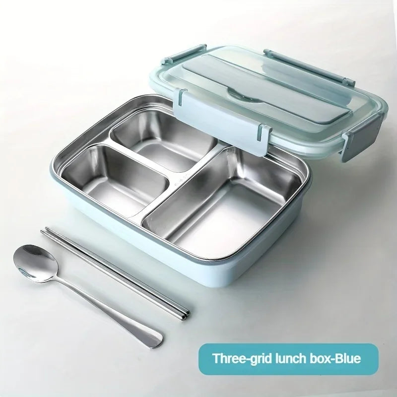 Stainless Steel Bento Box | 3 or 4 Compartments