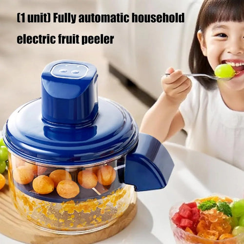 Automatic Electric Grape Peeler, Hands-Free Berry Skin Remover, Fruit Preparation Tool, Effortless Peeling