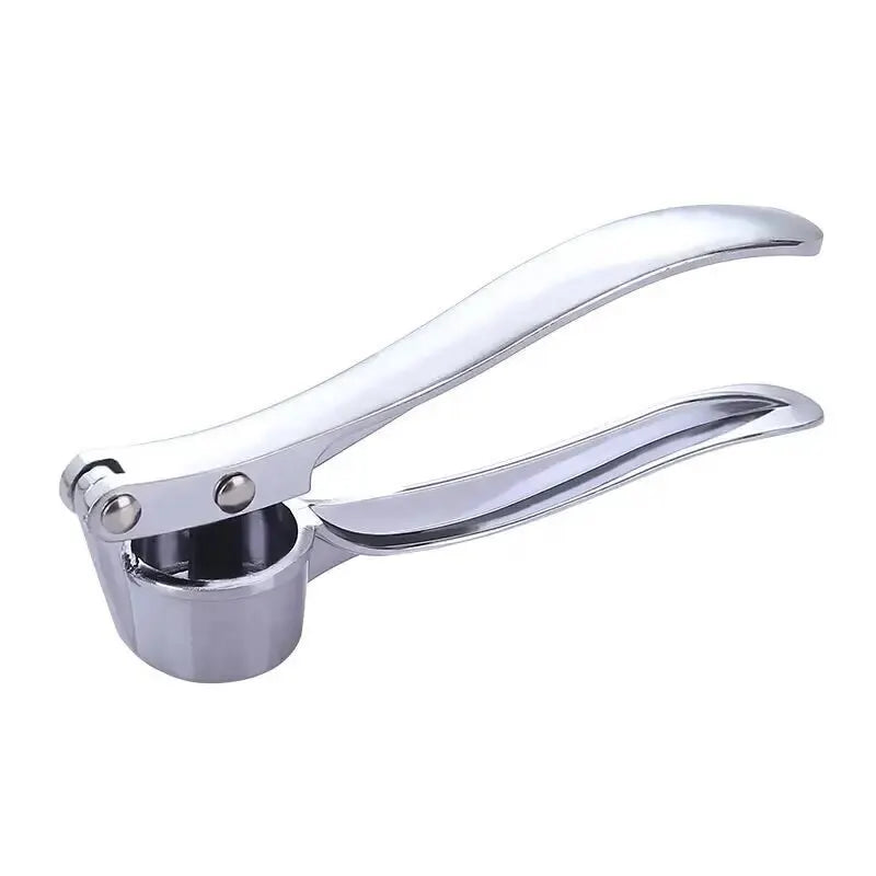 Zinc Alloy Garlic Press & Crusher | Anti-Slip Grip