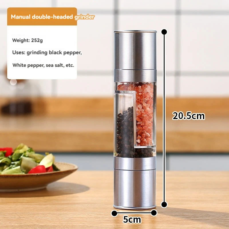 2-in-1 Salt & Pepper Grinder | Adjustable Ceramic Mill