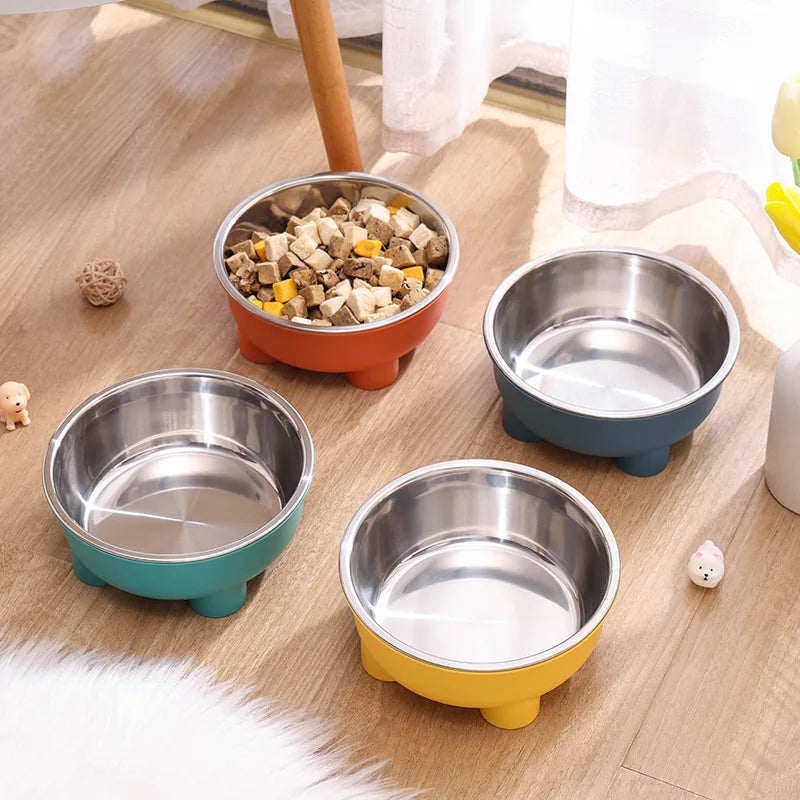 Stainless Steel Pet Dog Bowl And Cat Bowl For Indoor And Outdoor Use