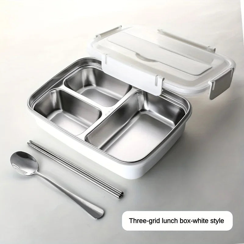 Stainless Steel Bento Box | 3 or 4 Compartments
