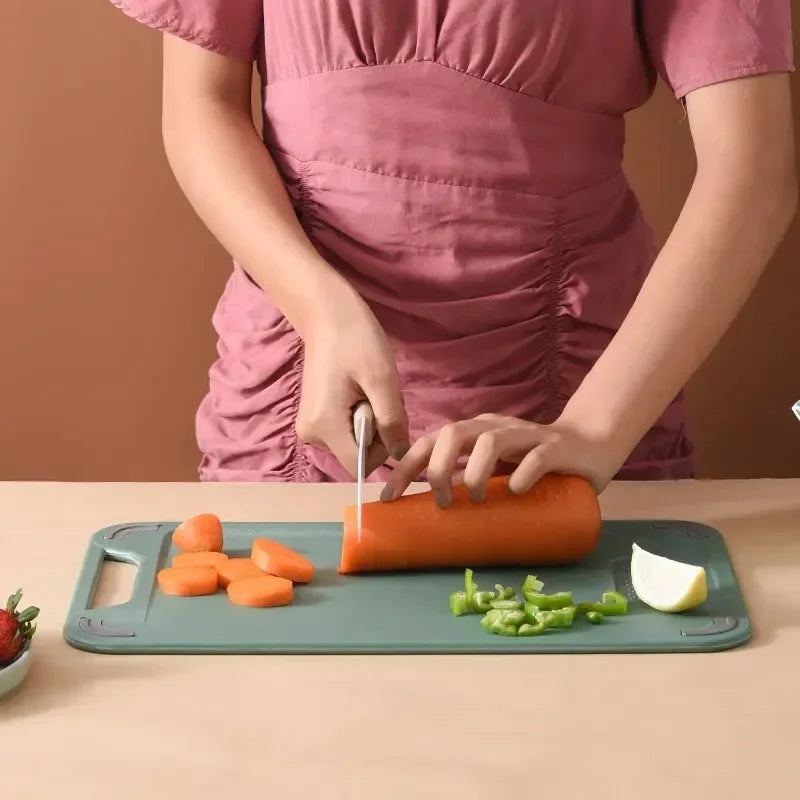 304 Stainless Steel Cutting Board — Double-Sided, Antibacterial Kitchen Chopping Board