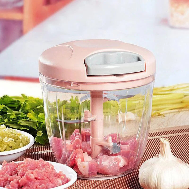 Manual Meat Mincer & Garlic Chopper | 500/900ML