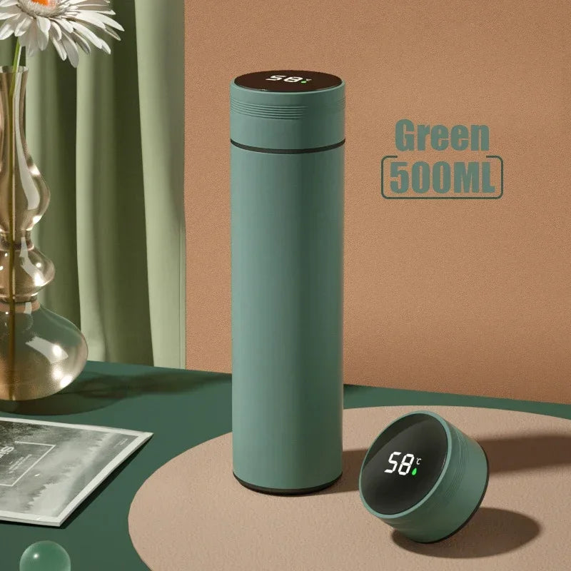 500ml LED Temperature Display Thermos Cup | Stainless Steel Vacuum Flask