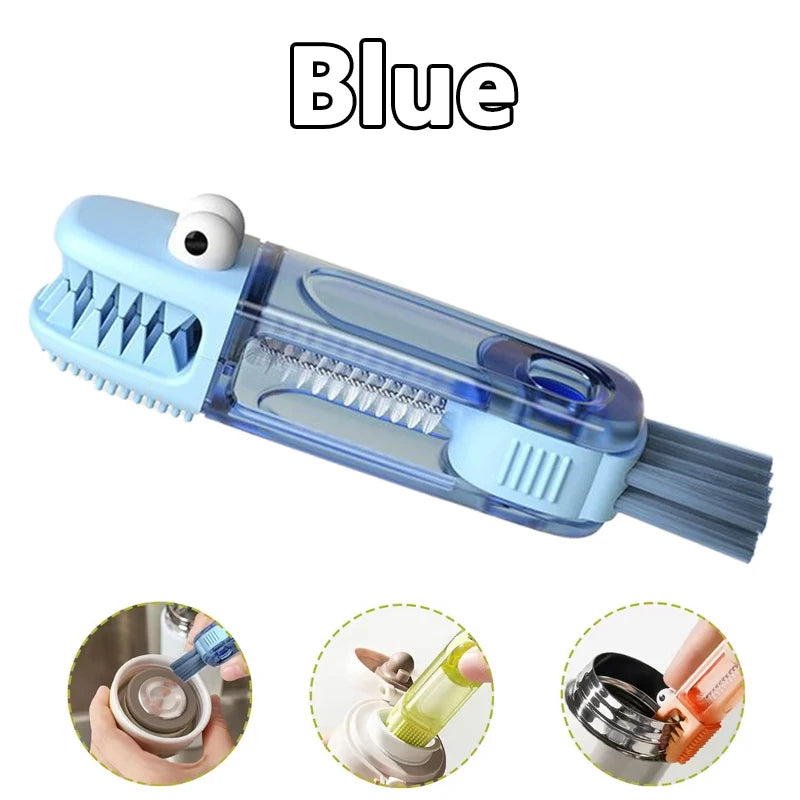 3-in-1 Bottle & Straw Cleaning Brush Set | Cup Lid Detail Cleaner