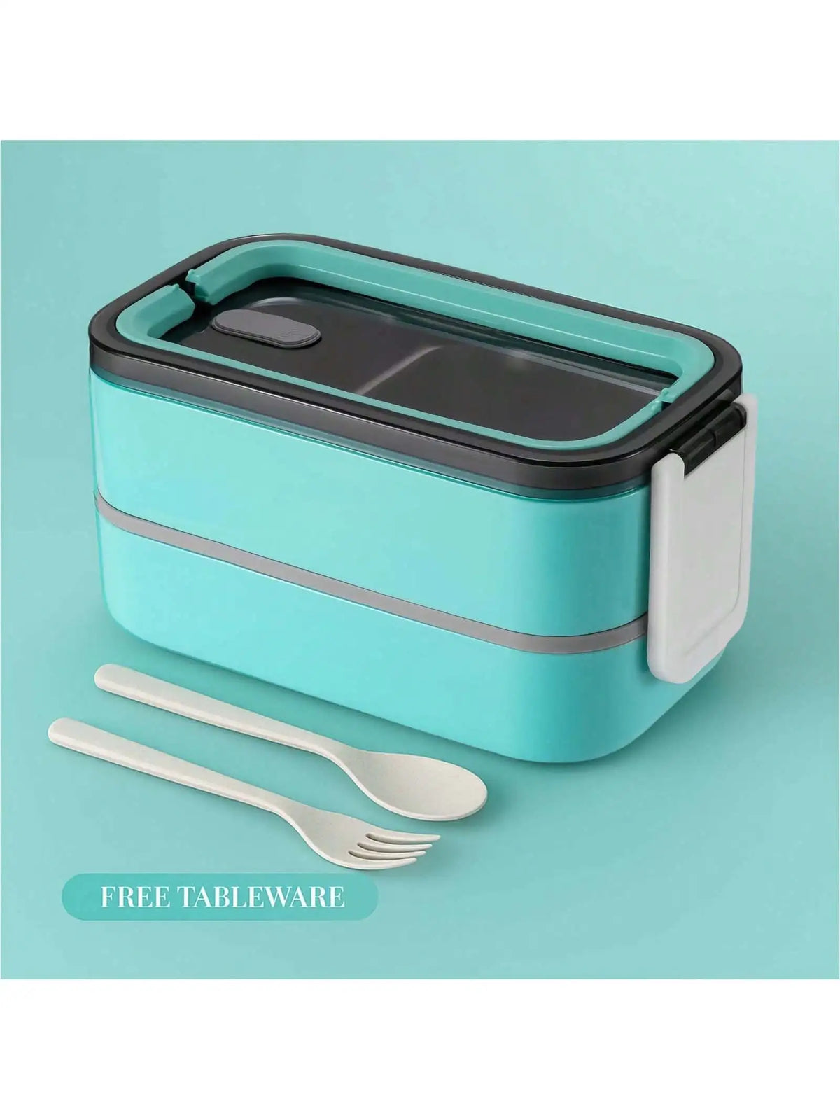 Stainless Steel 2-Layer Lunch Box | Leak-Resistant Bento for Adults