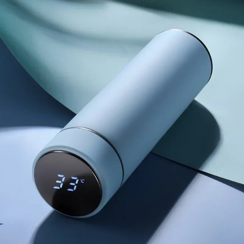 500ml Smart Thermos Cup — LED Temperature Display, Stainless Steel Vacuum Flask