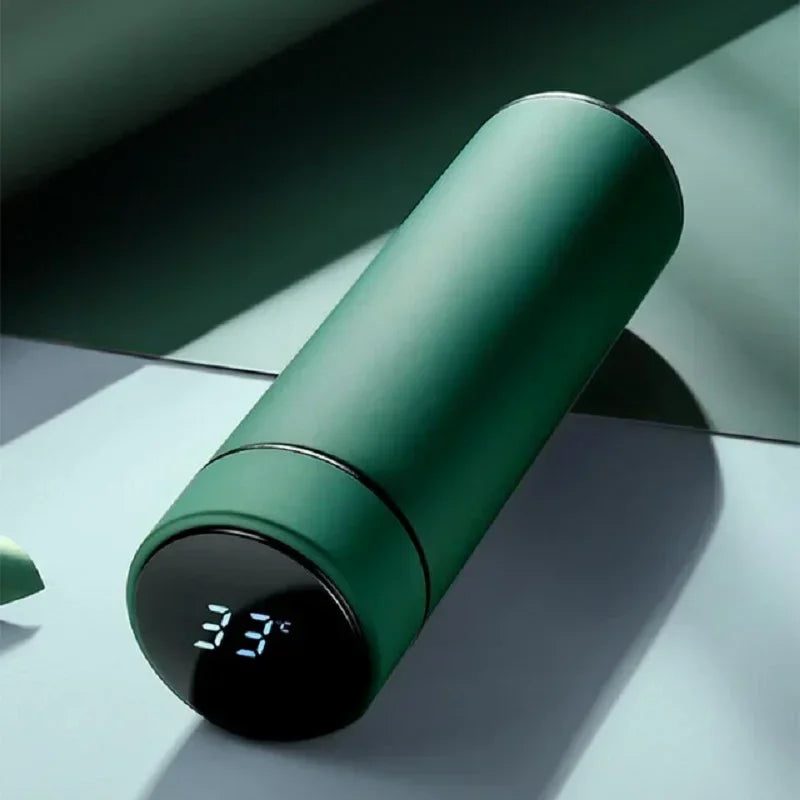 500ml Smart Thermos Cup — LED Temperature Display, Stainless Steel Vacuum Flask