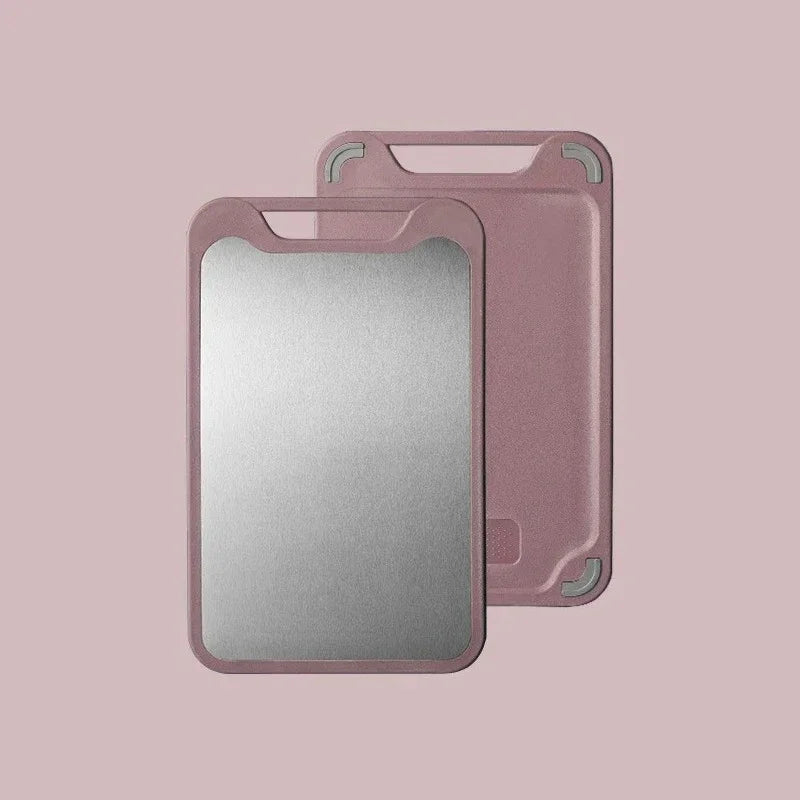 304 Stainless Steel Cutting Board — Double-Sided, Antibacterial Kitchen Chopping Board