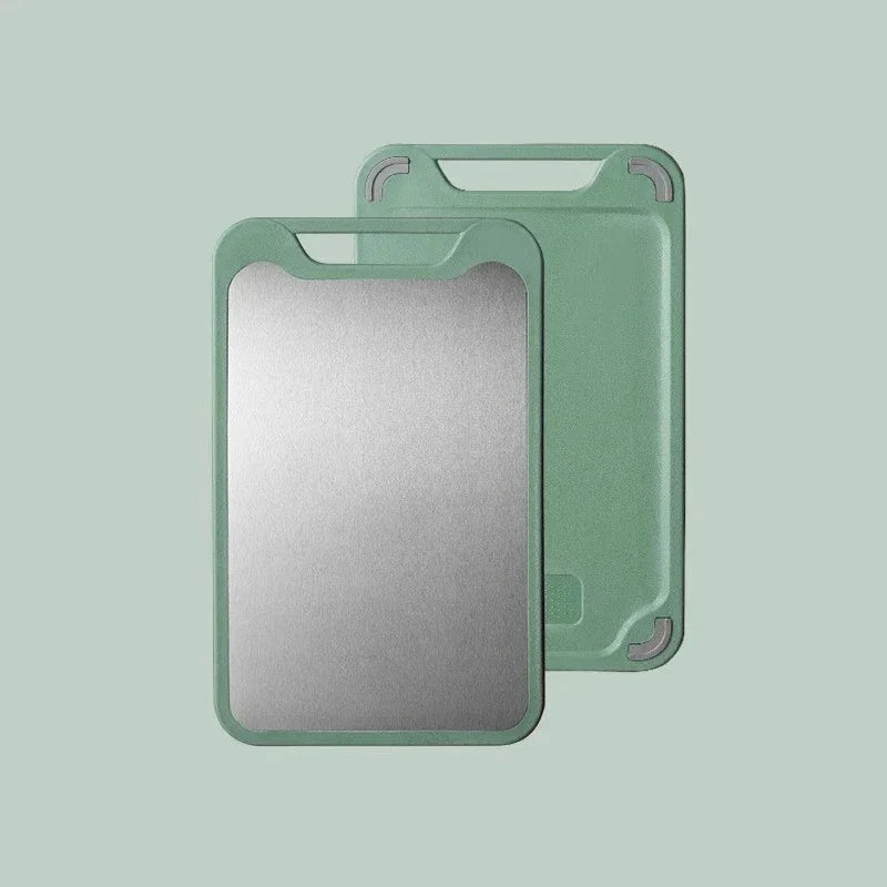 304 Stainless Steel Cutting Board | Double-Sided Kitchen Chopping Board
