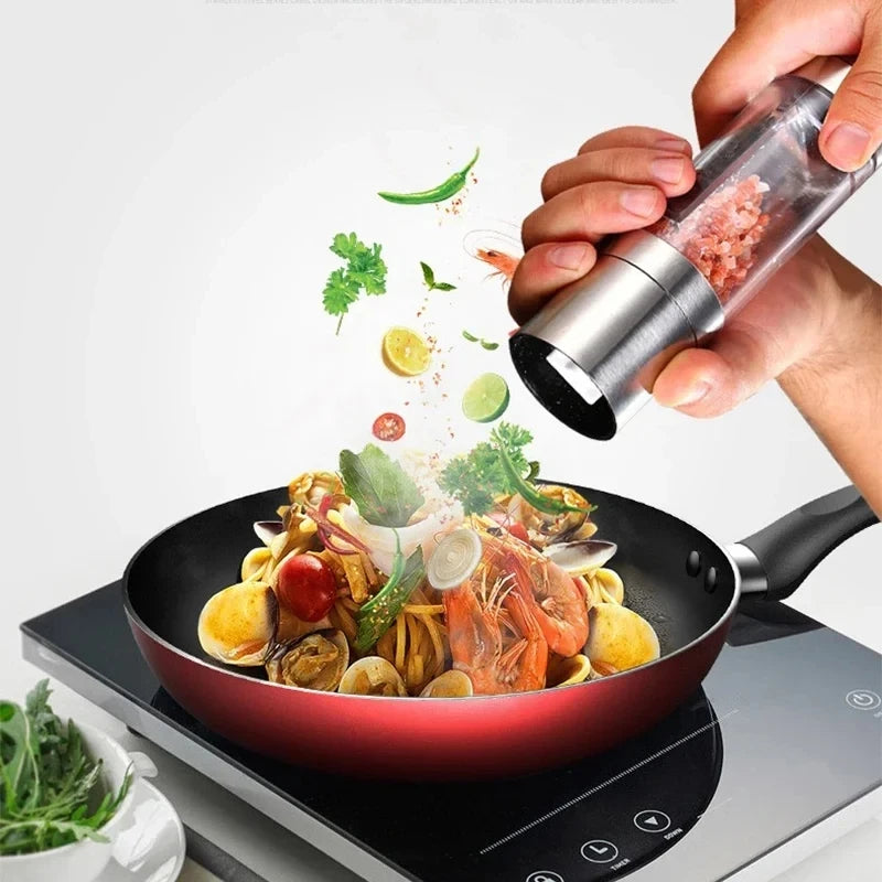 2-in-1 Salt & Pepper Grinder | Adjustable Ceramic Mill