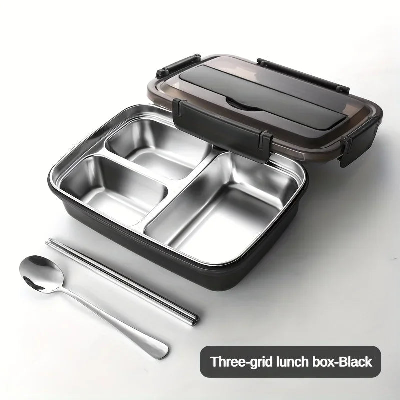 Stainless Steel Bento Box | 3 or 4 Compartments