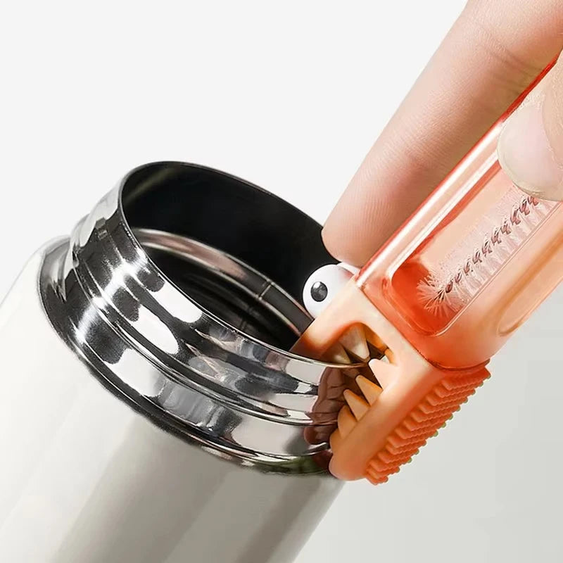 3-in-1 Bottle & Straw Cleaning Brush Set — Cup & Lid Detail Kitchen Cleaner