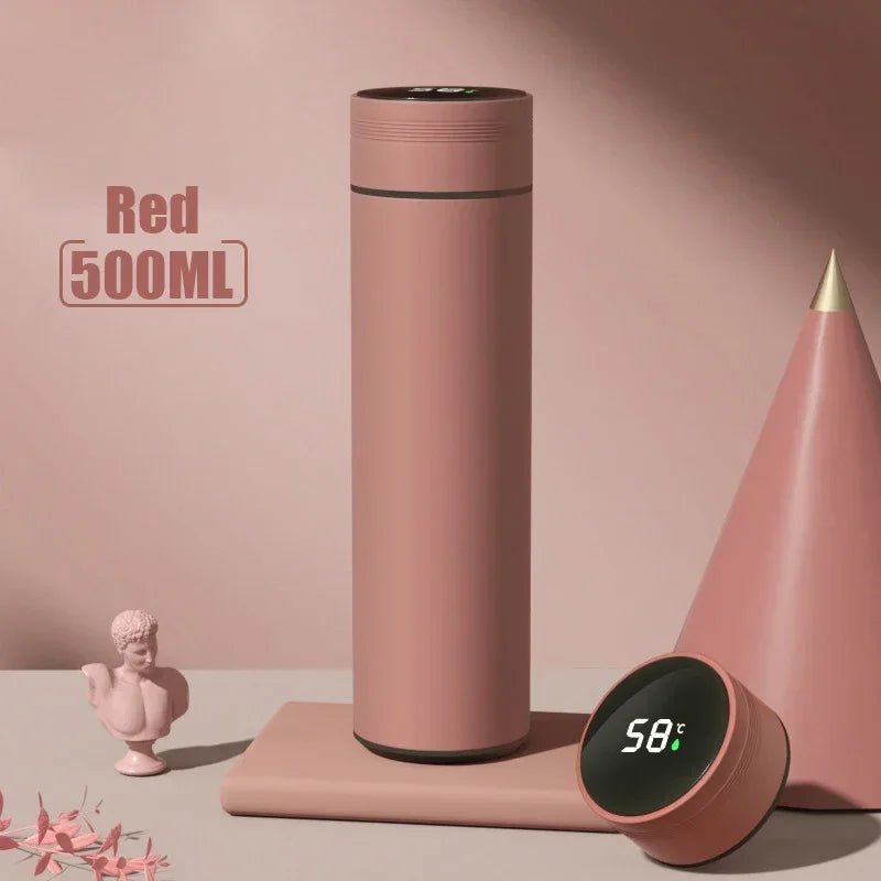 500ml LED Temperature Display Thermos Cup | Stainless Steel Vacuum Flask