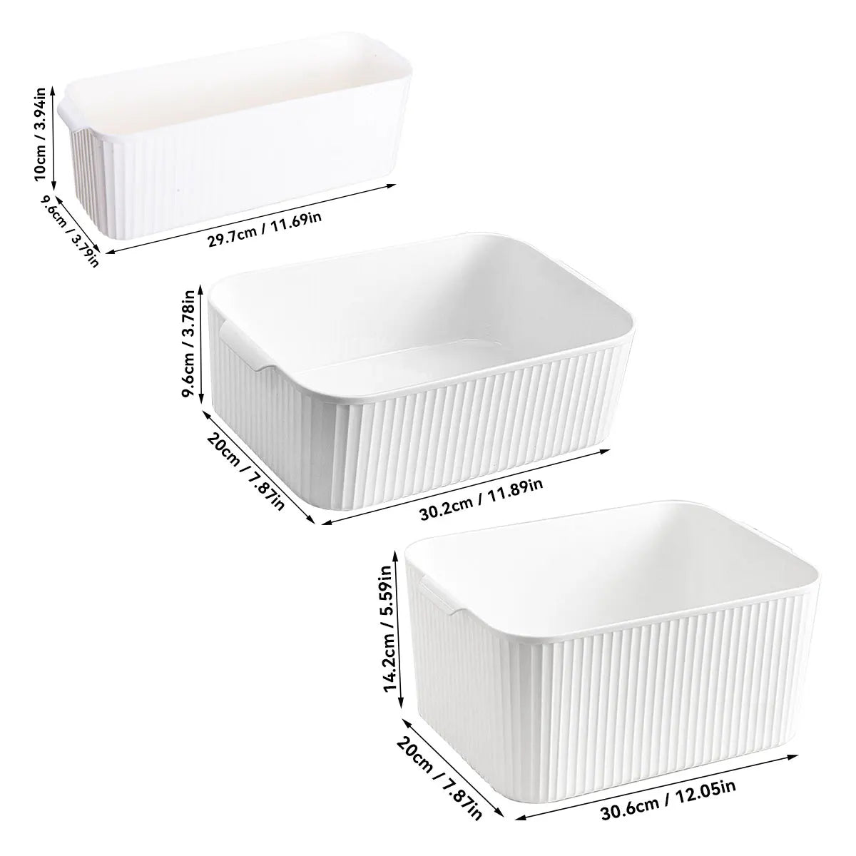 WORTHBUY Cabinet Plastic Storage Box Kitchen Organizer Box Cupboard Desktop Storage Basket Seasoning Bottle Snack Storage Case
