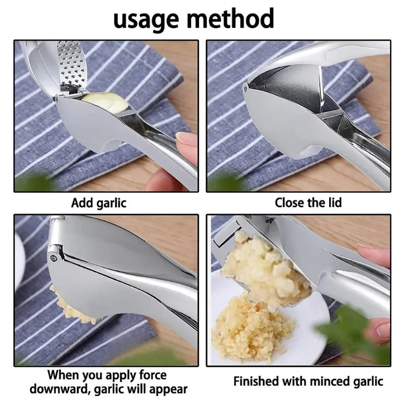 Detachable Garlic Press & Mincer | Easy Clean | Stainless Steel