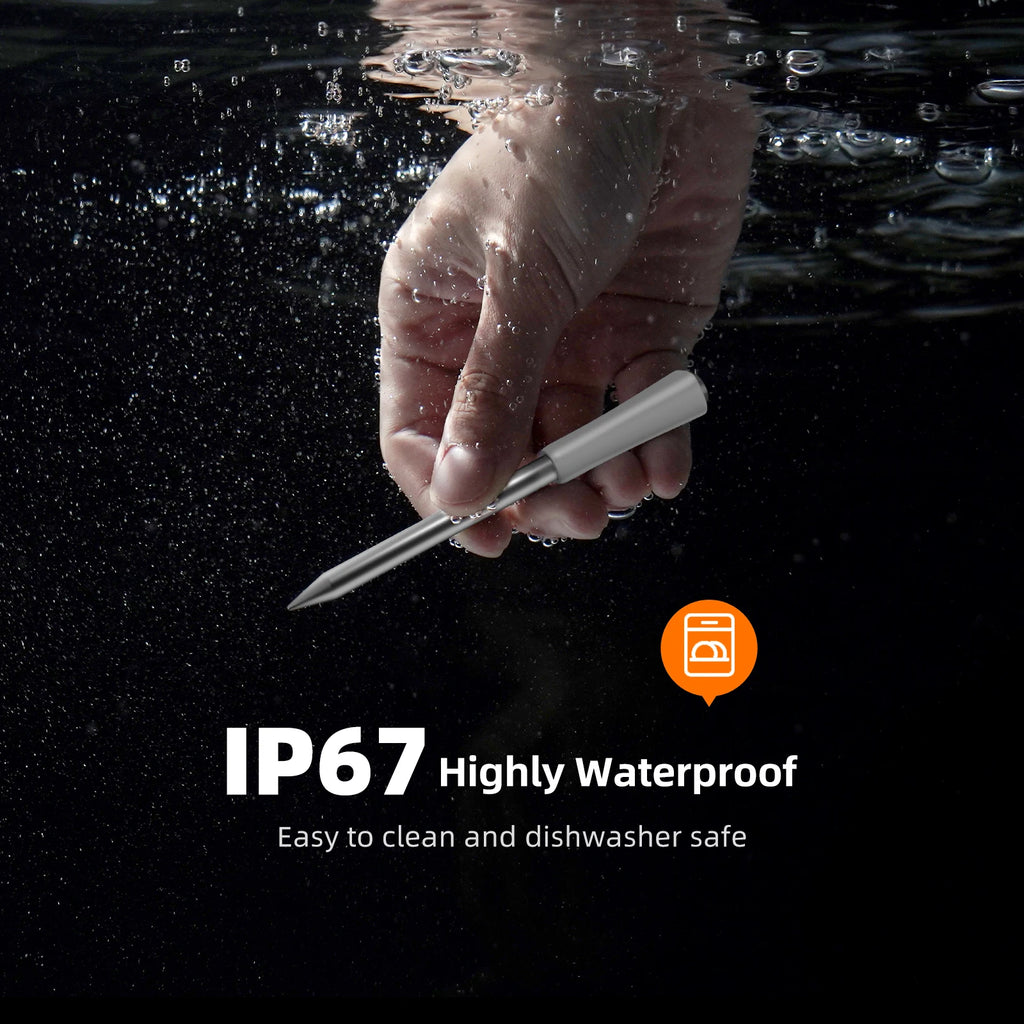 INKBIRD Mini Wireless Meat Thermometer | Bluetooth 5.4 | 1000ft Range
