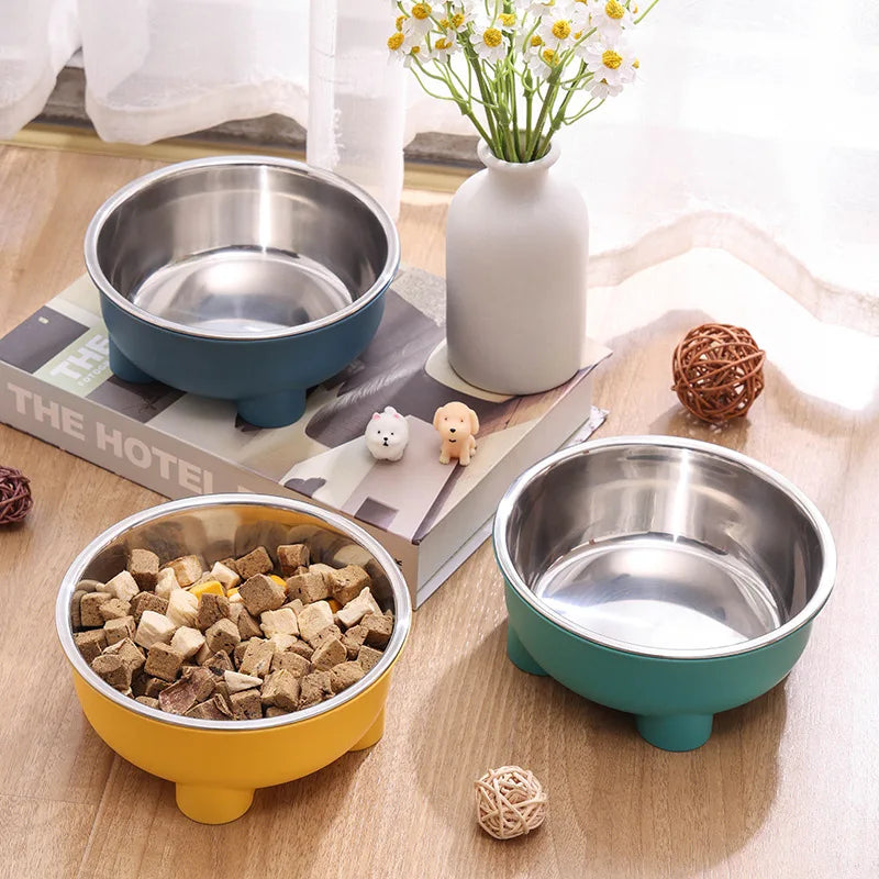 Stainless Steel Pet Dog Bowl And Cat Bowl For Indoor And Outdoor Use