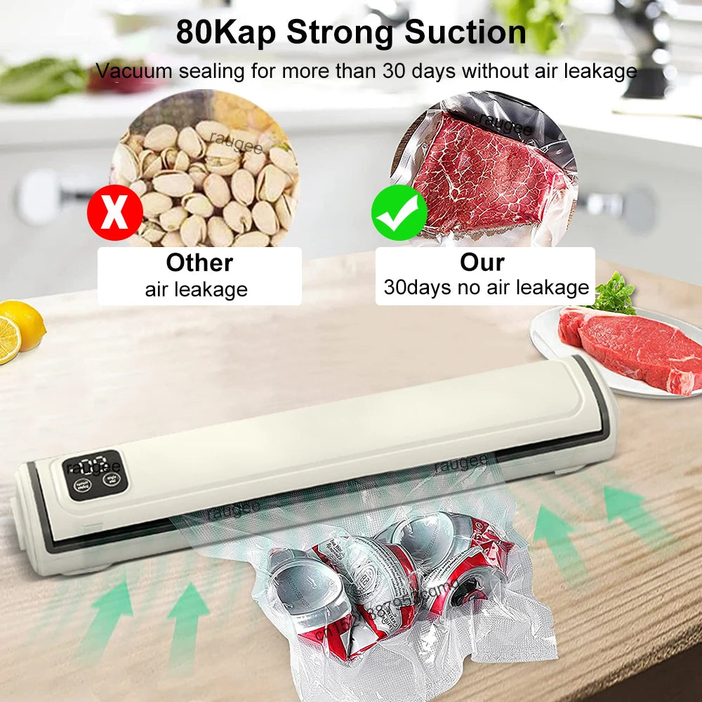 Portable Vacuum Packaging Machine Food Sealing Vacuum Sealer With Vacuum bags Dry/Wet Food Fresh Packaging Machine