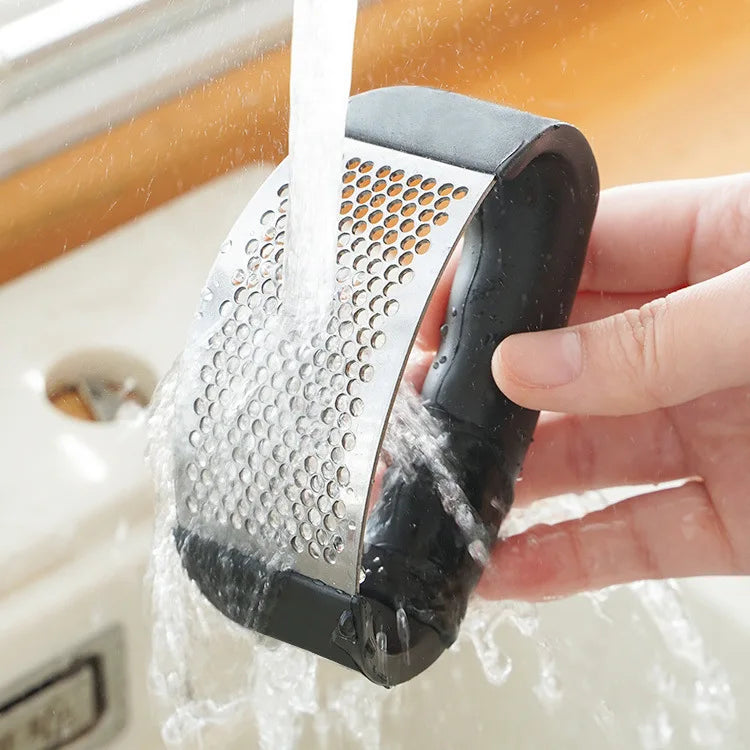 Stainless Steel Garlic Press & Mincer | Easy Squeeze