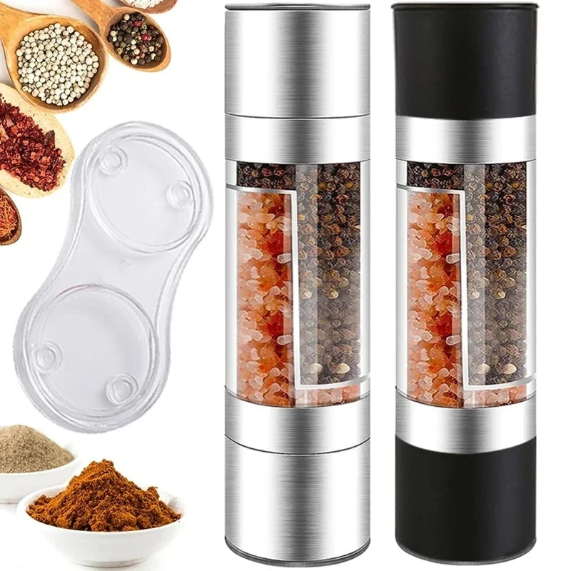2-in-1 Salt & Pepper Grinder | Adjustable Ceramic Mill