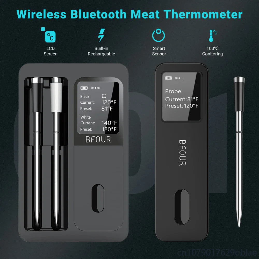 BBQ Master Kit - Wireless Meat Thermometer + Food Tongs Bundle | Nexa Home