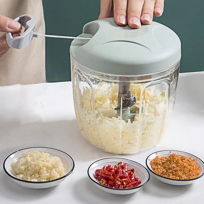 Manual Meat Mincer Garlic Chopper 500ML BPA Free Kitchen Tool | Nexa Home
