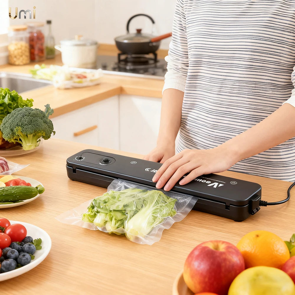Vacuum Sealer Food Sealing Powerful Home Vacuum Automatic Packaging Machine Food Preservation Food Vacuum Sealing Machine