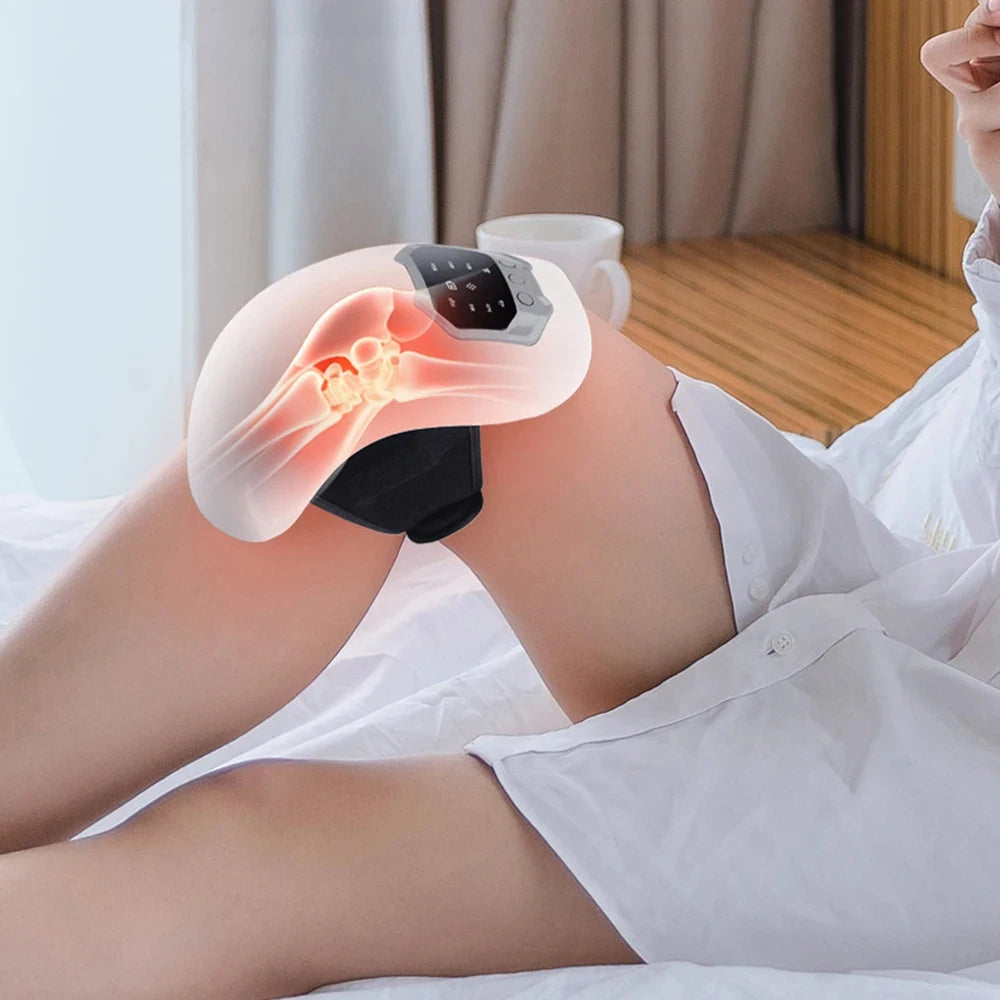 3-in-1 Wireless Knee Massager, Smart Air Pressure & Vibration 3D Kneading for  Shoulder Elbow , Portable Design