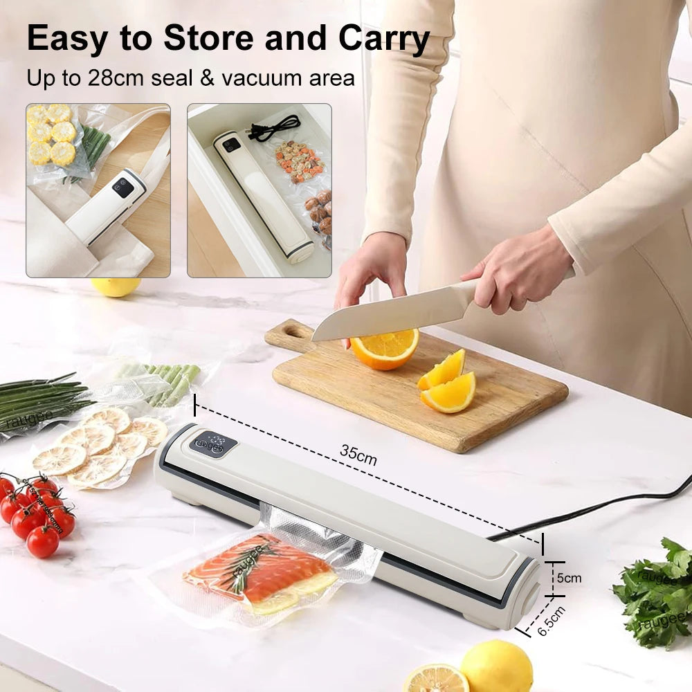 Portable Vacuum Packaging Machine Food Sealing Vacuum Sealer With Vacuum bags Dry/Wet Food Fresh Packaging Machine