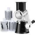 3-Drum Rotary Vegetable Cutter Cheese Slicer Manual Kitchen Tool | Nexa Home