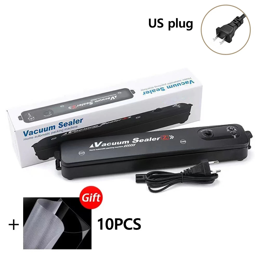 Vacuum Sealer Food Sealing Powerful Home Vacuum Automatic Packaging Machine Food Preservation Food Vacuum Sealing Machine