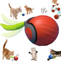 NewSpeedy Tail 2.0 Cat Toy, Speedy Tail Cat Toy, Interactive Cat Ball Toy, Smart Cat Toys Ball, Two Speed Adjustment, with Tail 