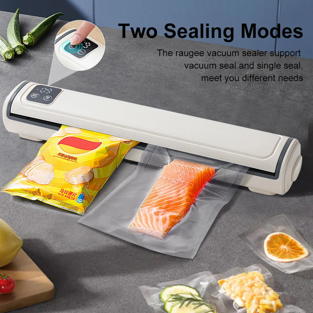 Portable Vacuum Packaging Machine Food Sealing Vacuum Sealer With Vacuum bags Dry/Wet Food Fresh Packaging Machine