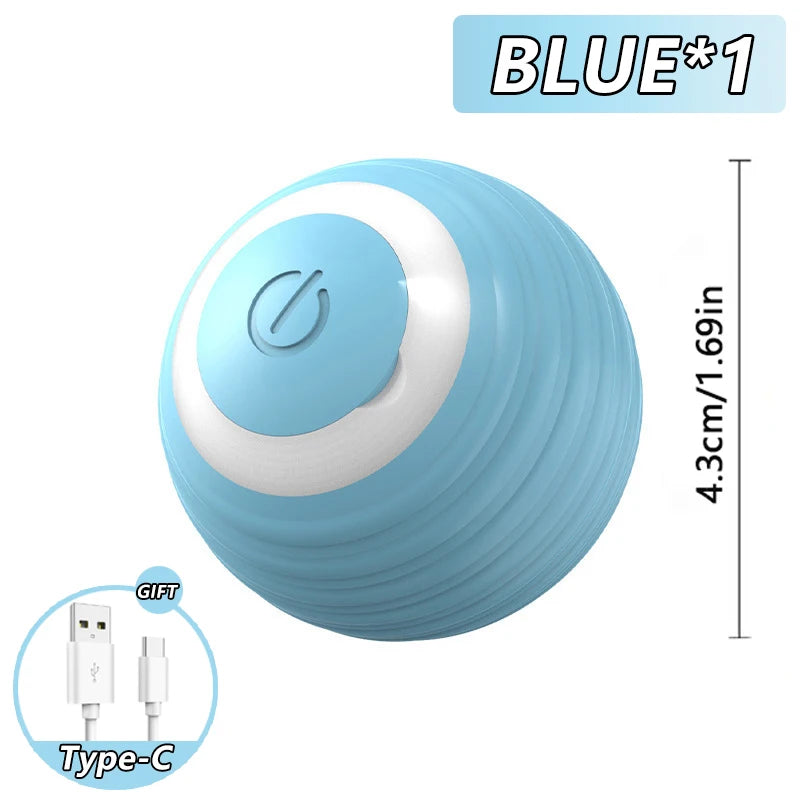 NewSpeedy Tail 2.0 Cat Toy, Speedy Tail Cat Toy, Interactive Cat Ball Toy, Smart Cat Toys Ball, Two Speed Adjustment, with Tail 
