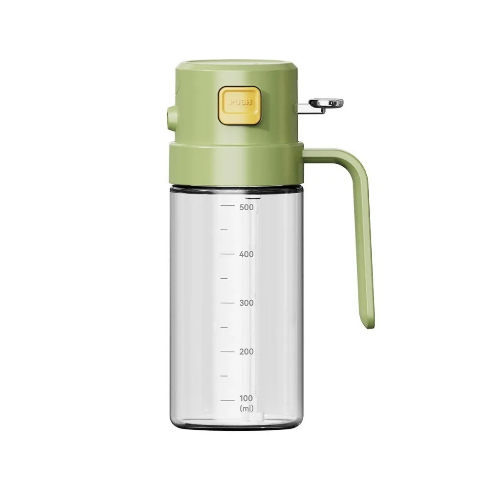 2-in-1 Glass Oil Sprayer & Dispenser 500ML | Refillable