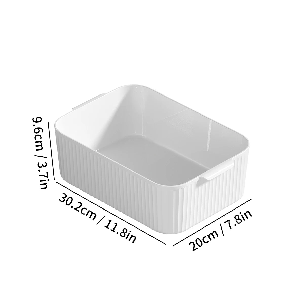 WORTHBUY Cabinet Plastic Storage Box Kitchen Organizer Box Cupboard Desktop Storage Basket Seasoning Bottle Snack Storage Case