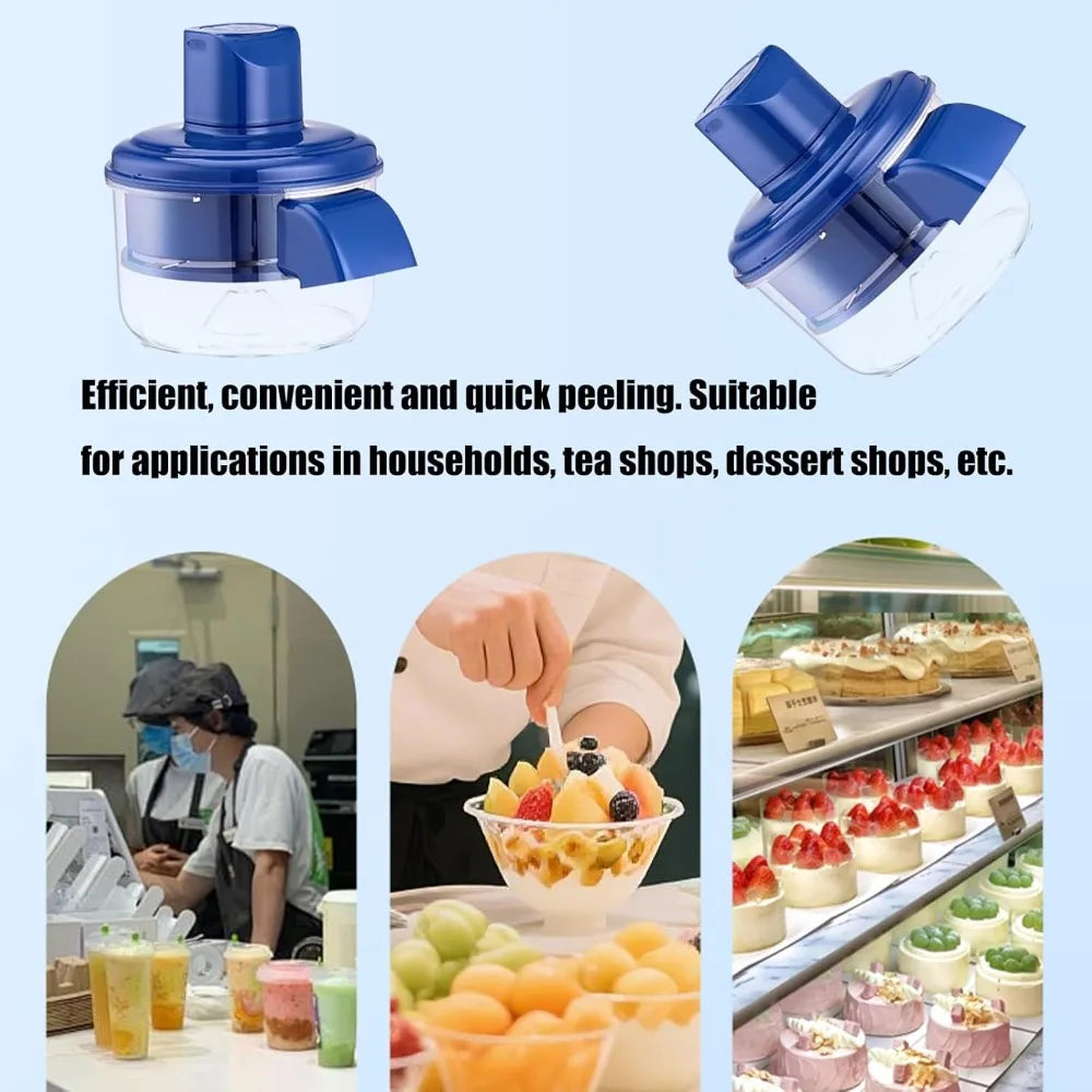 Automatic Electric Grape Peeler, Hands-Free Berry Skin Remover, Fruit Preparation Tool, Effortless Peeling