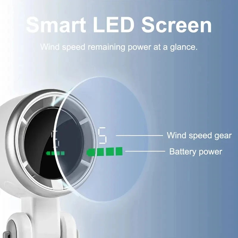 Portable Foldable Fan Strong Airflow Compact Travel Fan | Nexa Home