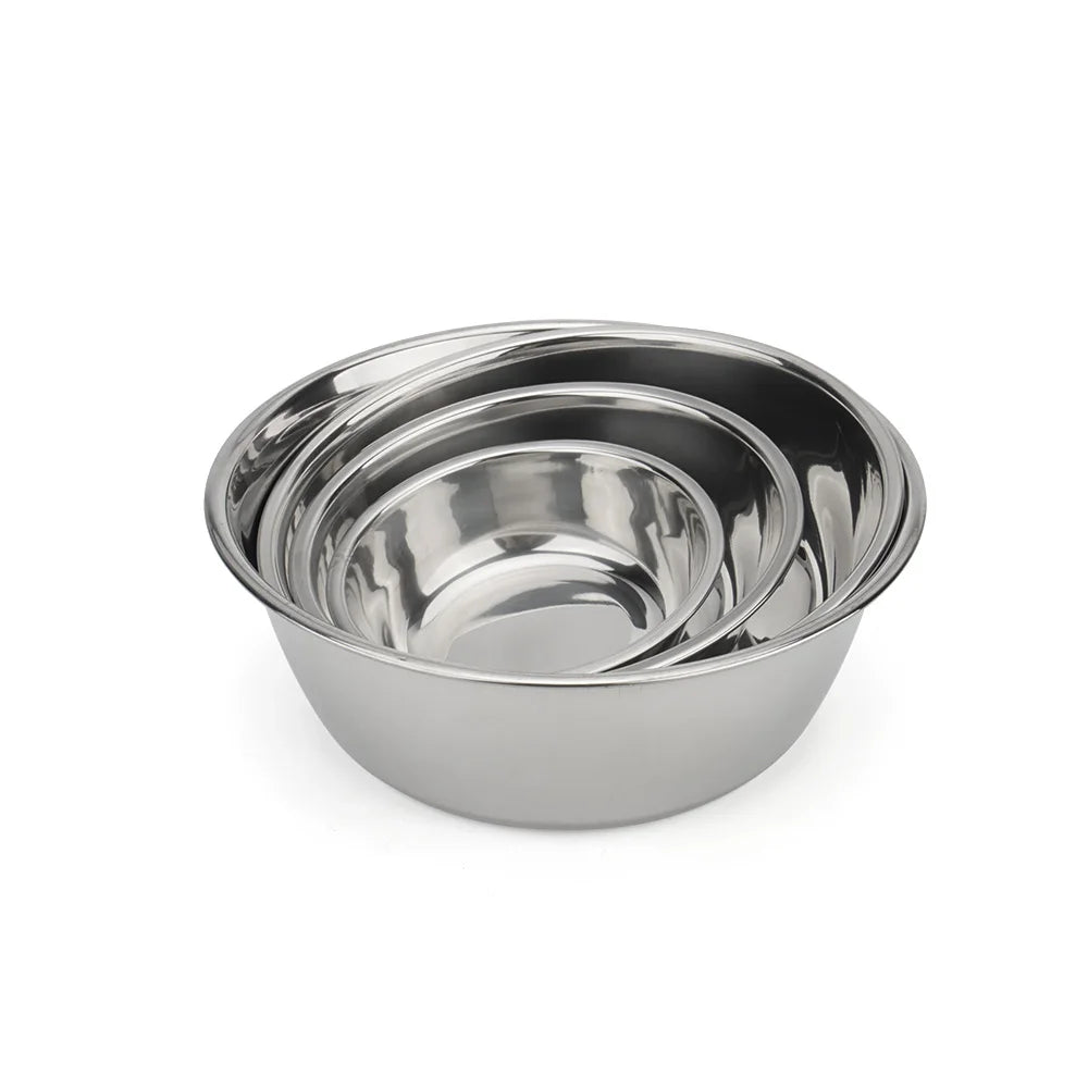 Dog Bowl Stainless Steel Pet Feeding Bowl Cat Food Drinking Feeder Bowl Durable Cheap For Small Medium Big Dogs