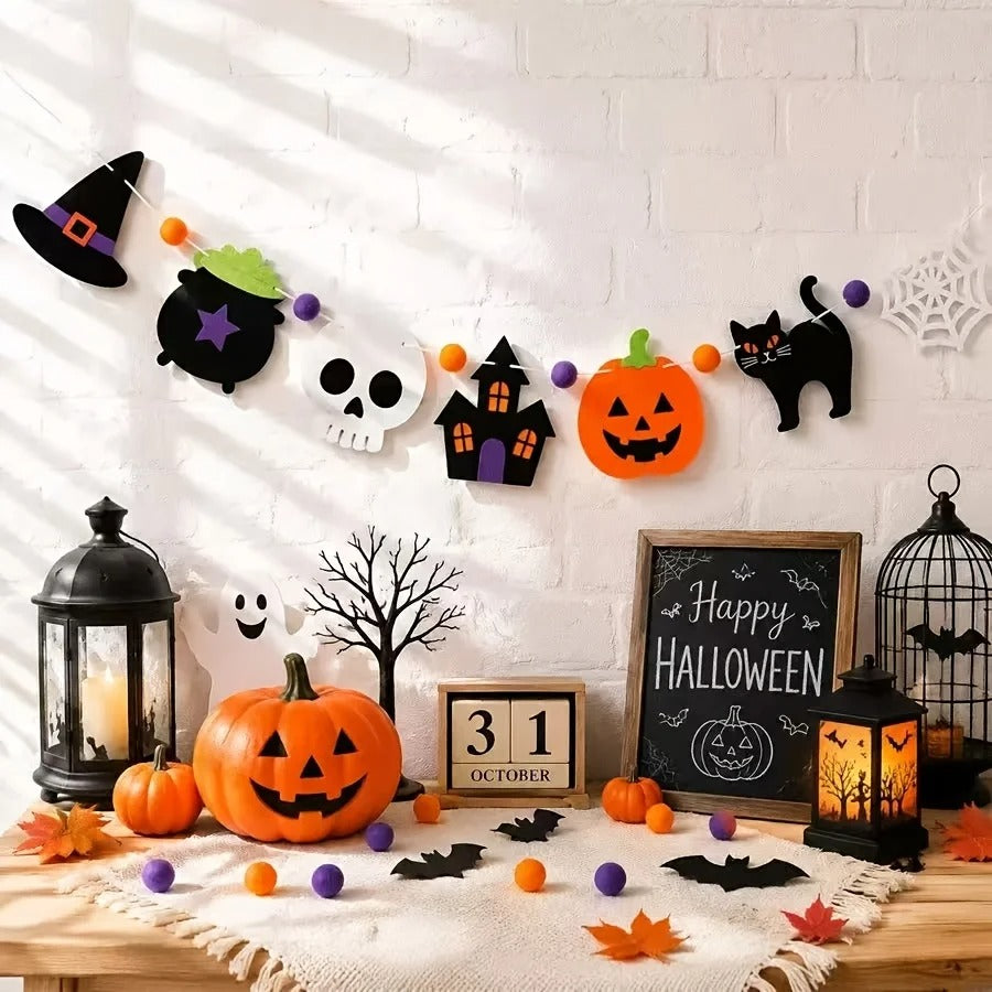 Halloween Bat & Ghost Garland