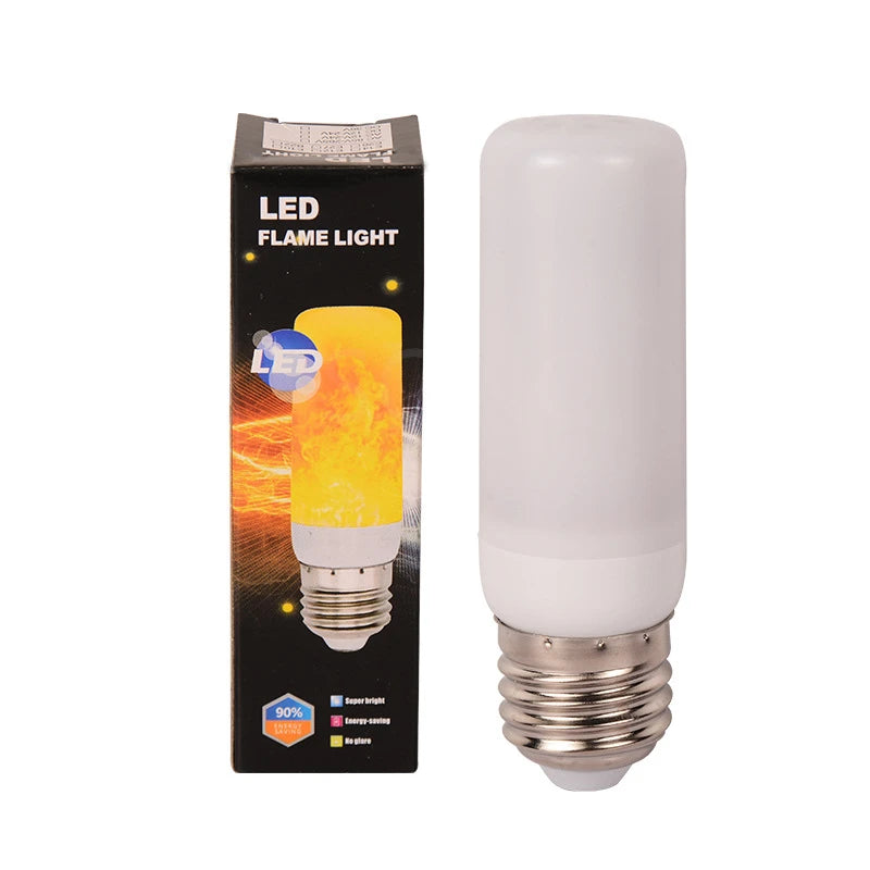 Flame-effect LED bulb for seasonal ambient lighting