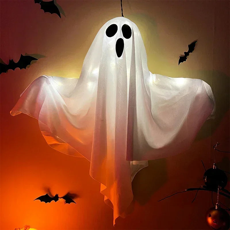Light-up ghost Halloween decoration