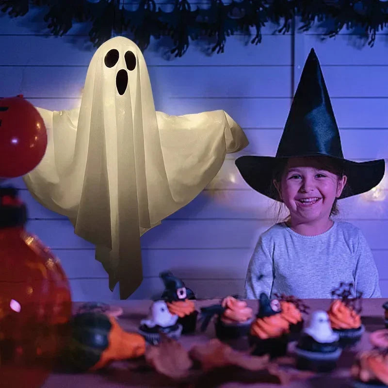 Light-up ghost Halloween decoration