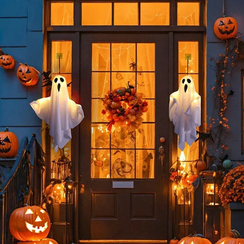 Light-up ghost Halloween decoration